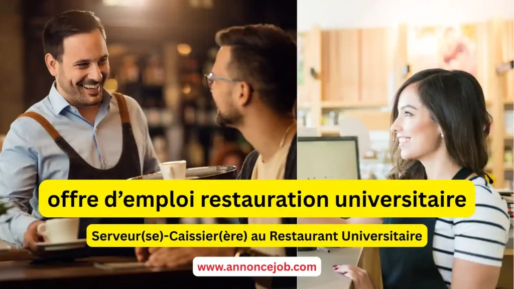 offre d’emploi restauration universitaire