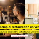offre d’emploi restauration universitaire