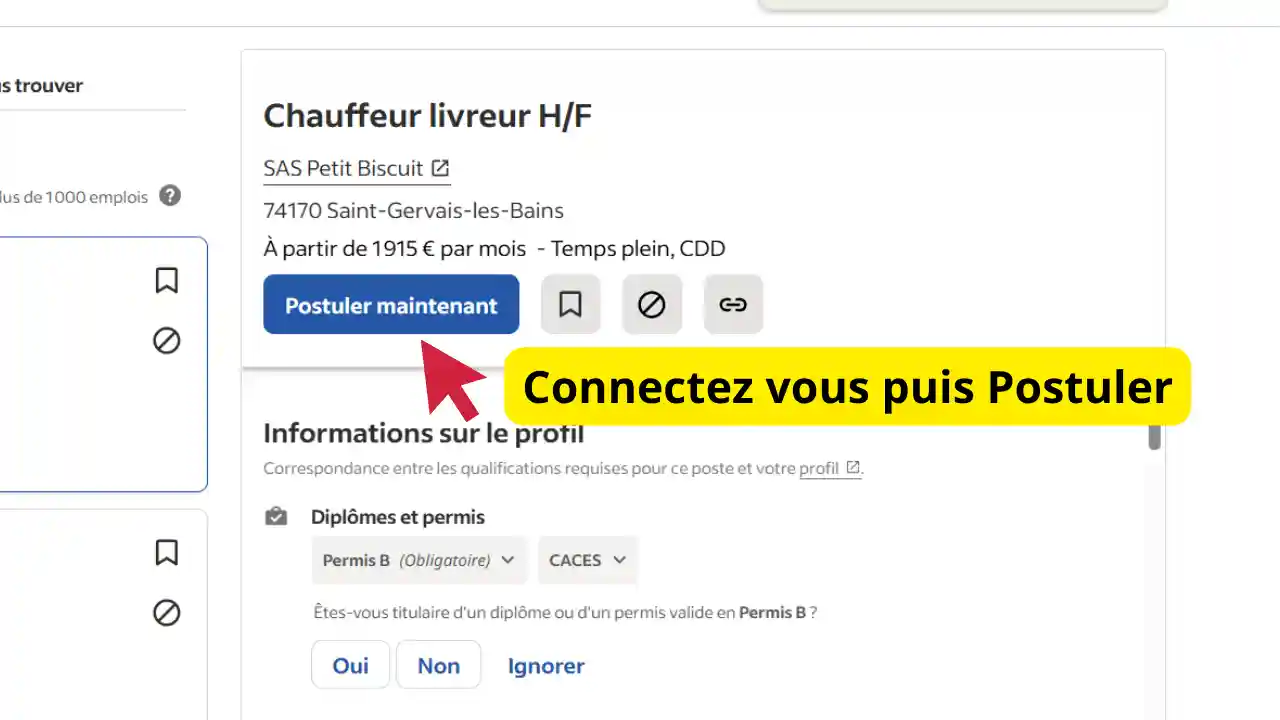 Offre d’emploi chauffeur - livreur en CDD (H/F)