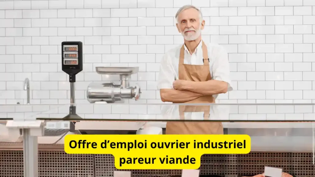 Offre d’emploi ouvrier industriel pareur viande H/F