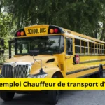 Offre d’emploi Chauffeur de transport d’enfants