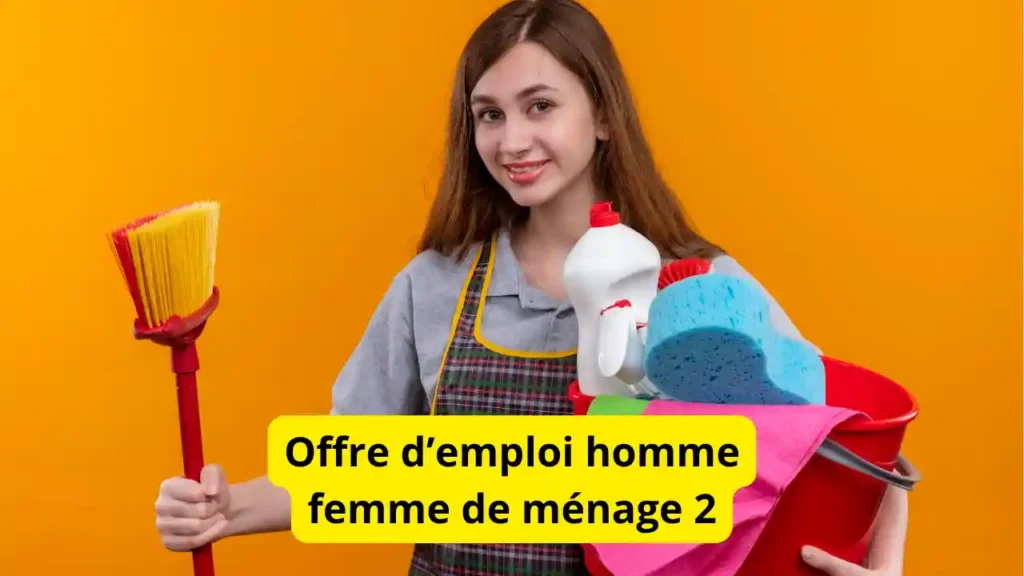 Offre d’emploi homme femme de ménage 2