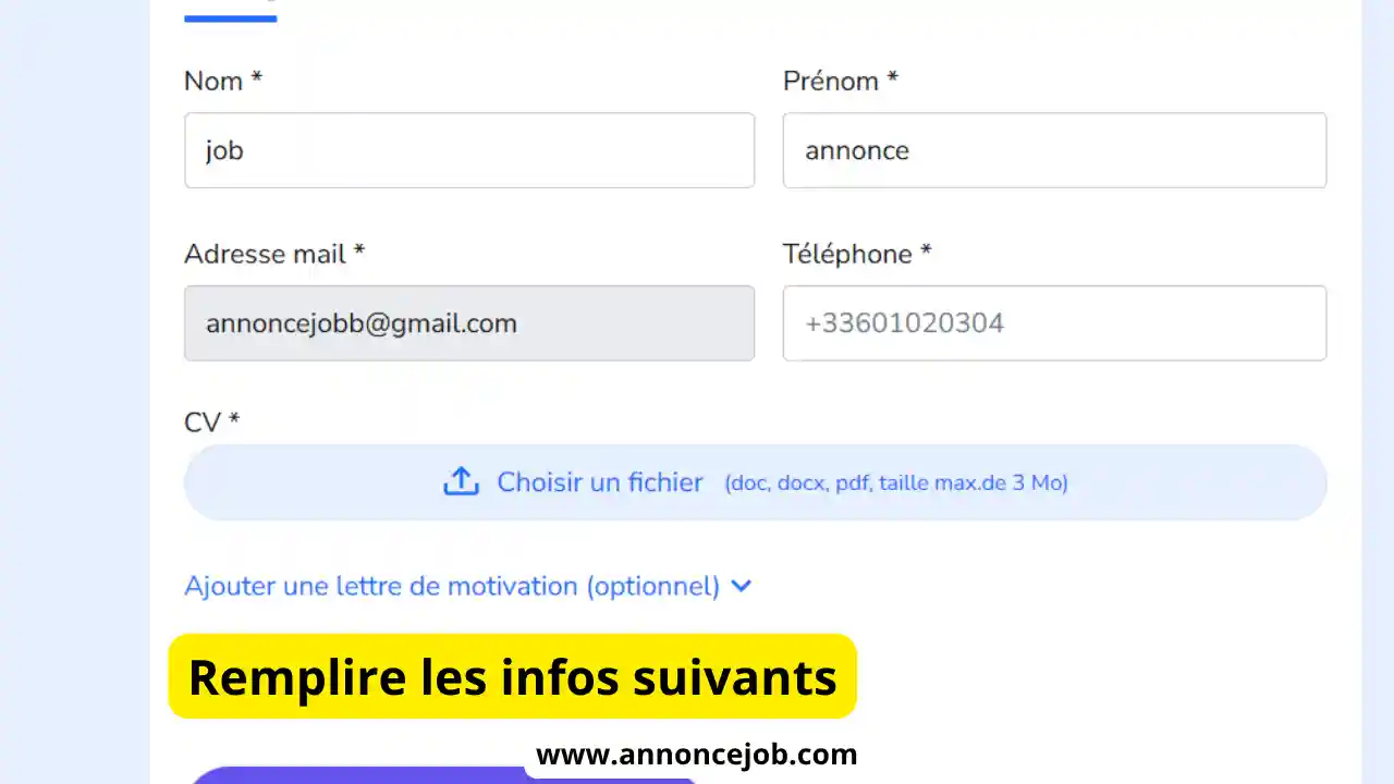 Offre d’emploi Employé de ménage (F/H)