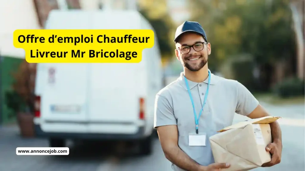 Offre d’emploi Chauffeur Livreur Mr Bricolage