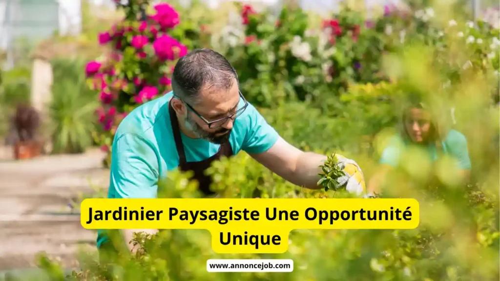 Jardinier Paysagiste Une Opportunité Unique