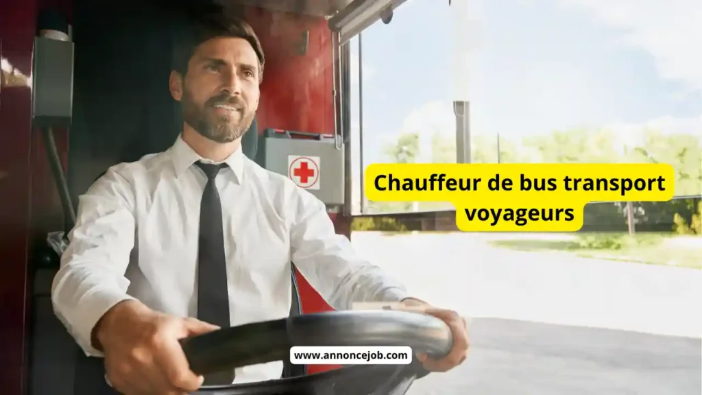 Chauffeur de bus transport voyageurs