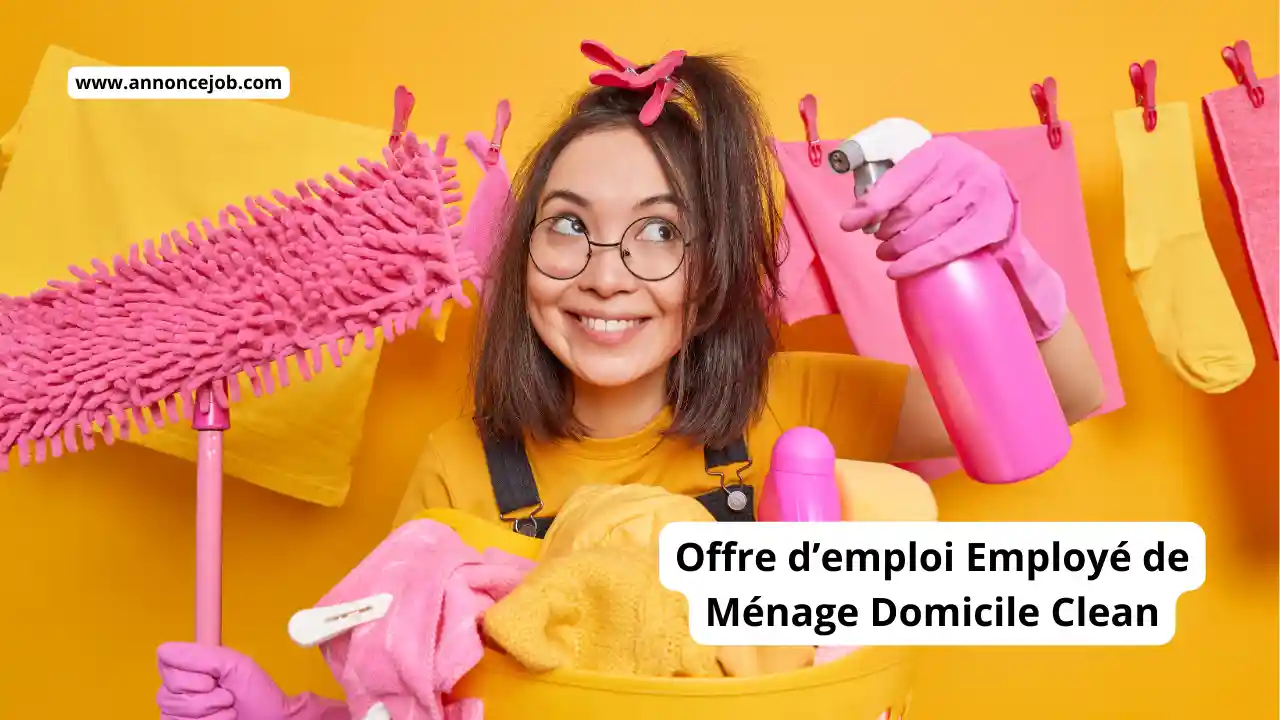 Offre d’emploi Employé de Ménage Domicile Clean 2